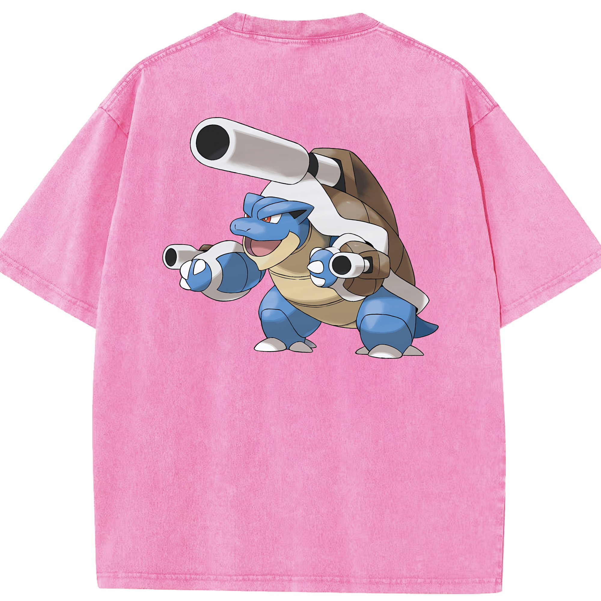 （画像用） ポケットモンスター Pokémon 綿100% ヴィンテージ風 半袖Tシャツ（背面プリント）